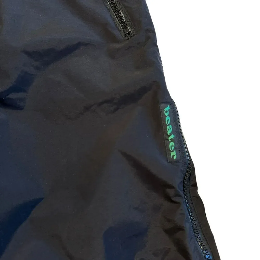 Beater Wear Unisex Black Weatherproof Ski Snowboard Pants Size Large
